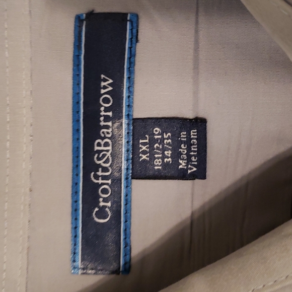 Gray mens button down dress shirt in XXL - Picture 2 of 3